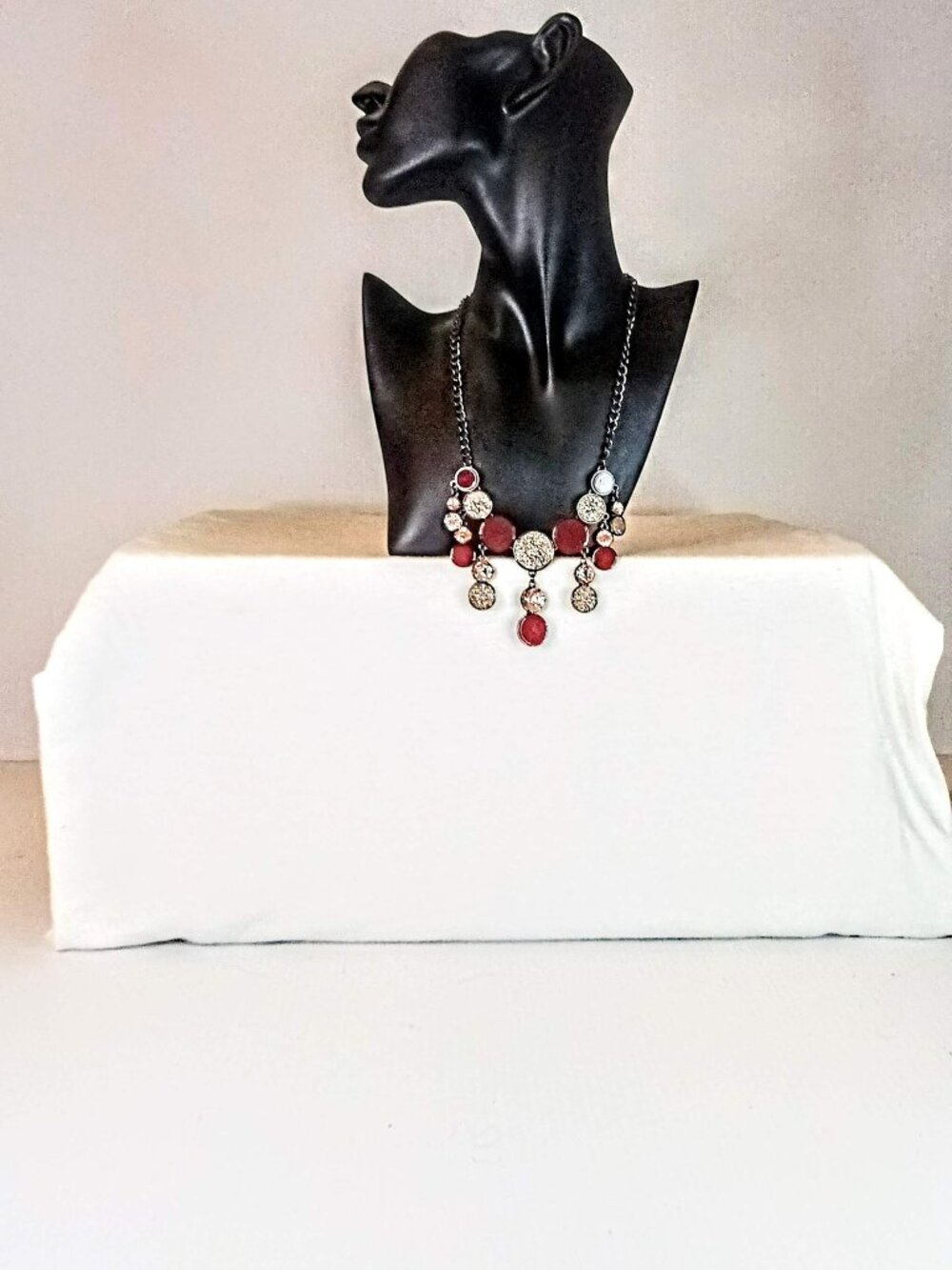 New Black/Red Accent Necklace